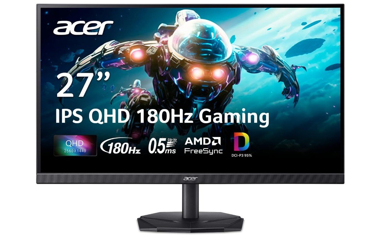 acer Nitro 27 Inch QHD 2560 x 1440 IPS Gaming Monitor
