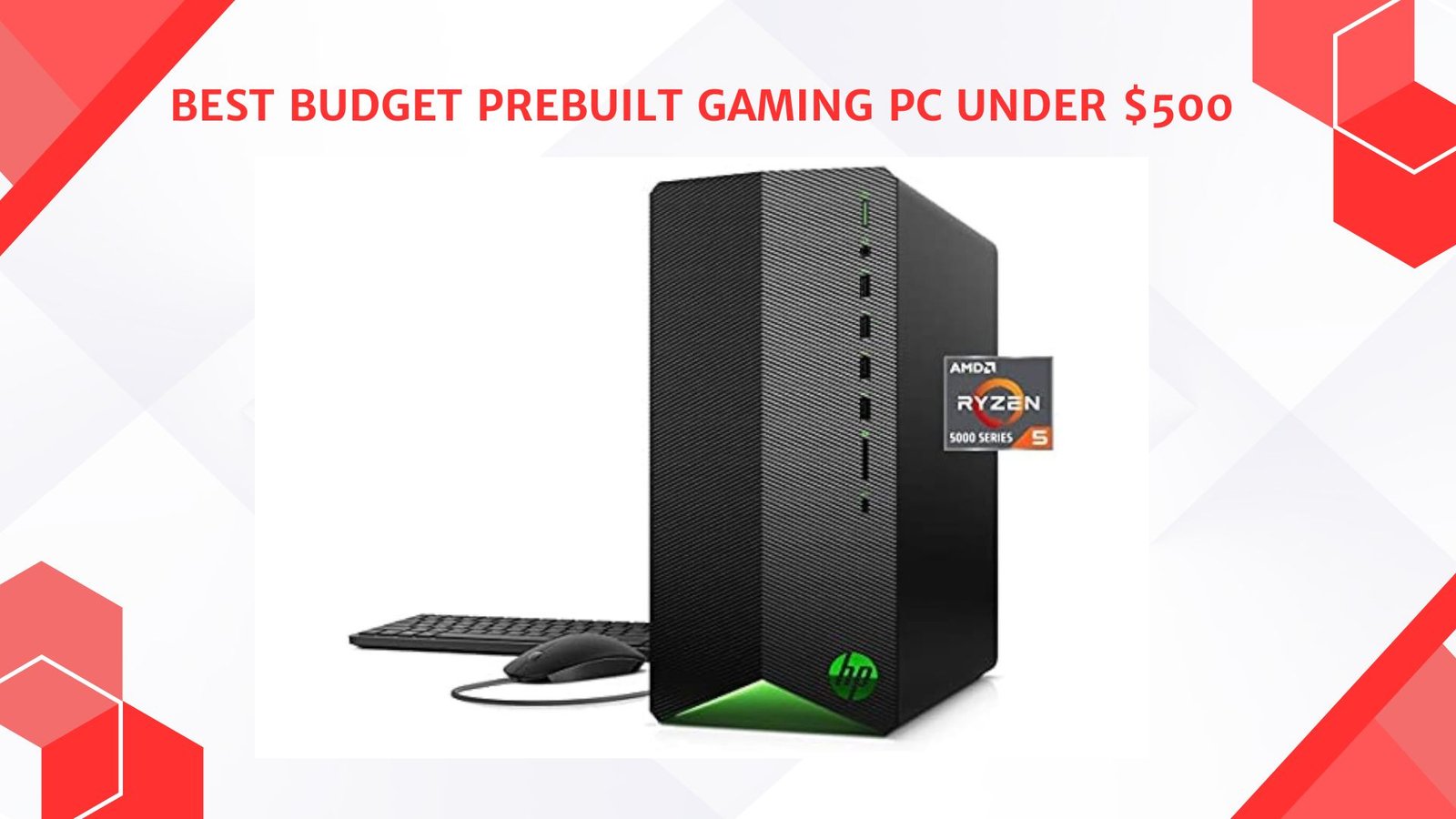 Best Budget Prebuilt Gaming PC Under 500