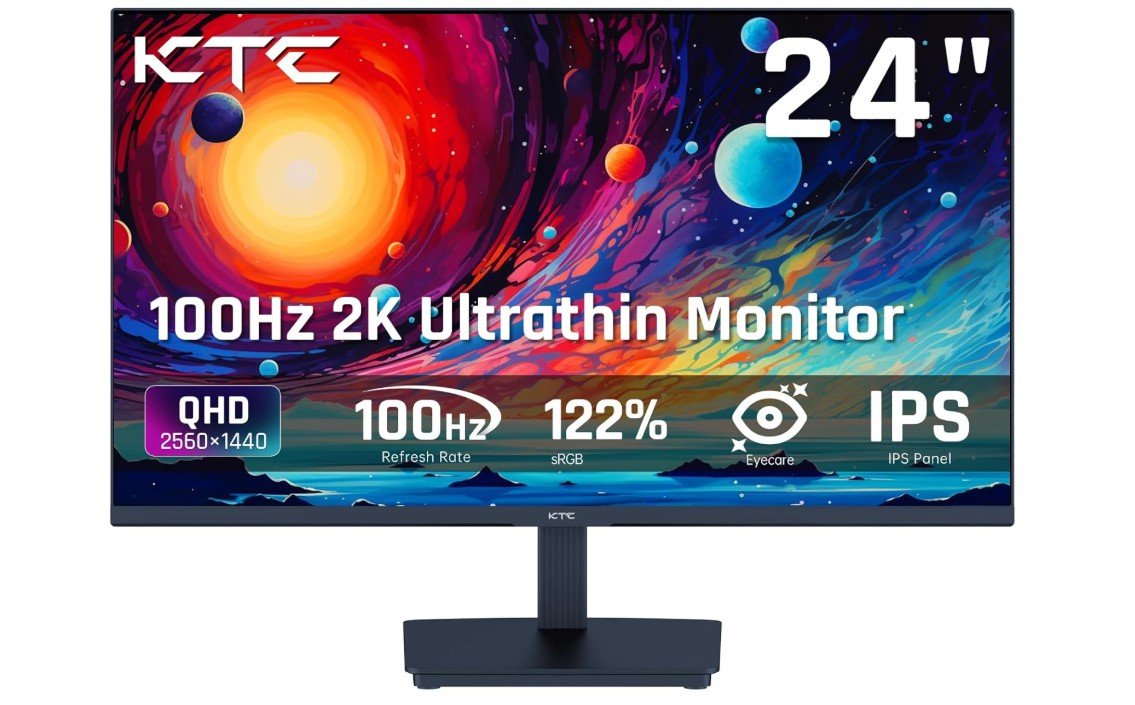 KTC 24 Inch QHD 100Hz Computer Monitor