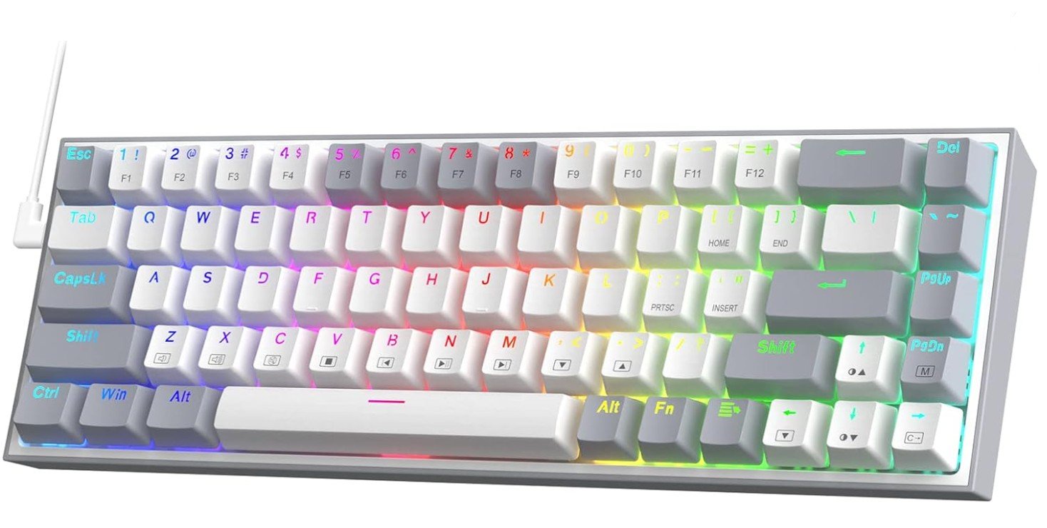 Redragon K631 Gery 65% Mechanical Keyboard